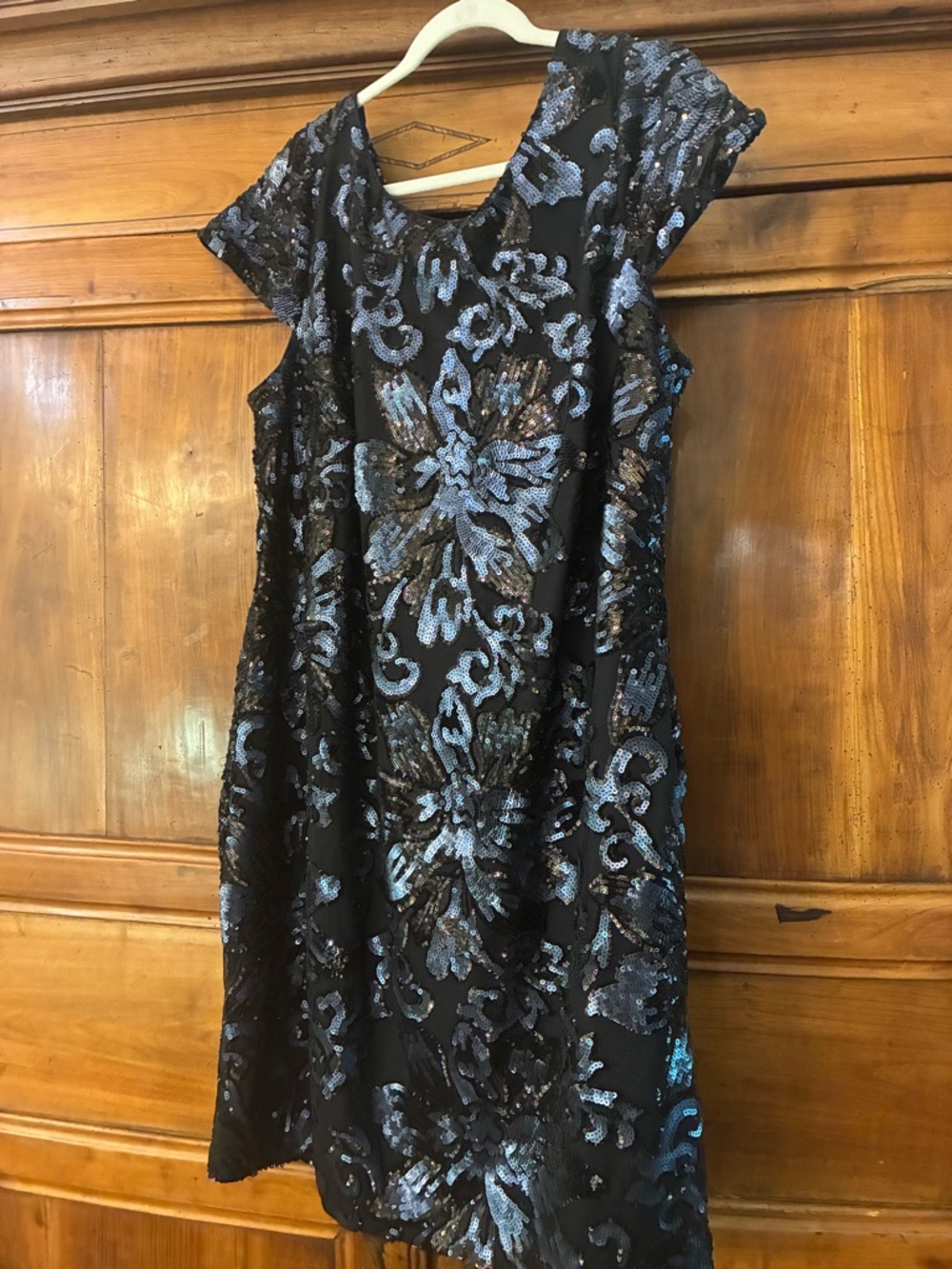 Navy Sequin Dress size 20